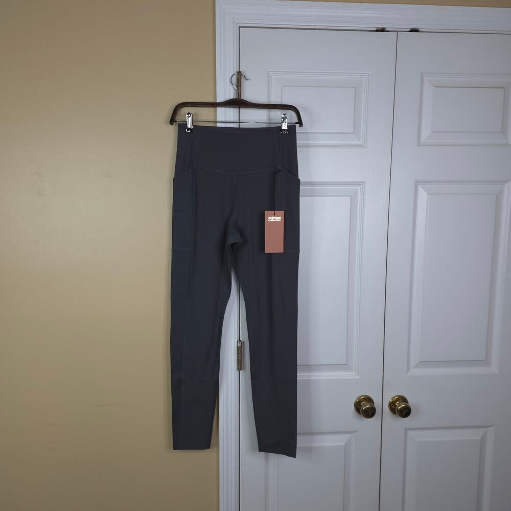 Girlfriend Collective Compressive Drawstring Pocket Legging in Gray Size L